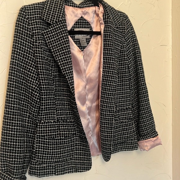 B & W Tweed-Style Jacket by Rave, Sz M - Picture 2 of 16